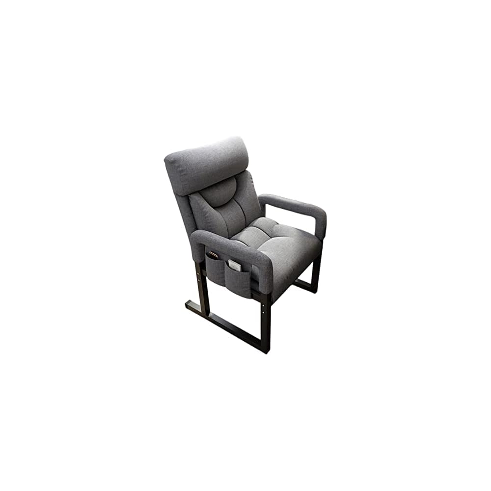 Modern Wingback Armchair for Elderly Comfort in Living Room with Cuddle Chair Design Small Computer Home Lounge Chair with Anti Falling Feature and Foot Pedal