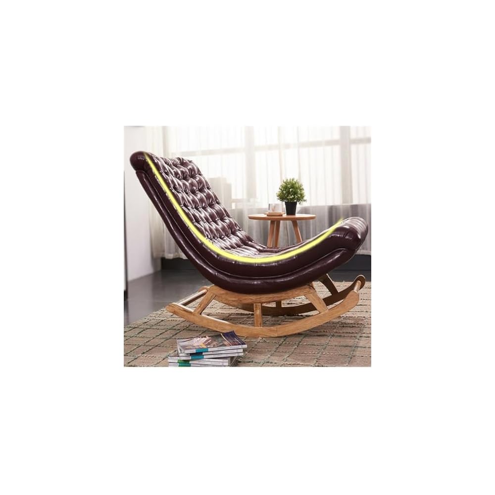Lazy Person Sofa Single Scandinavian Rocking Chair Adult Nap Home Leisure Balcony Bedroom