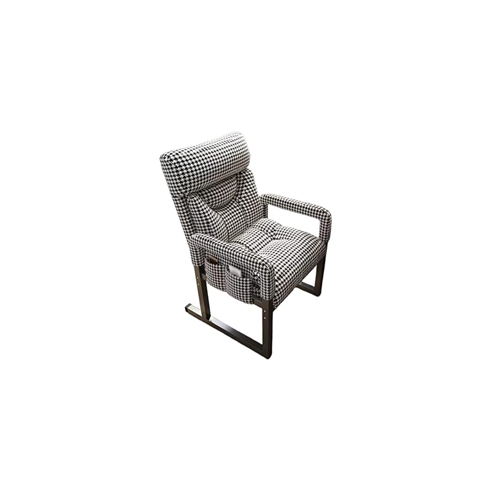 Modern Wingback Armchair for Elderly Comfort in Living Room with Cuddle Chair Design Small Computer Home Lounge Chair with Anti Falling Feature and Foot Pedal