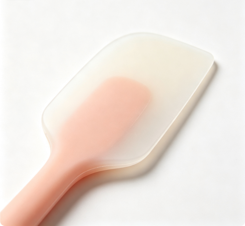 Verdelune Food Grade Silicone Spatula, Heat Resistant Non-Stick Kitchen Scraper for Cooking Baking